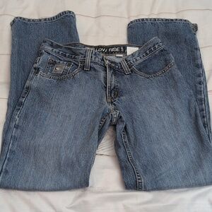 Vintage Cruel Girl Low Rise Slim Denim Jeans size 5 Y2K Cowgirl Style